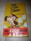 Triple S Blue Stamp Stop and Save Stamps Savings Book