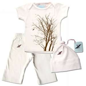    Baby Outfit, Little Lark TREE design (organic cotton) Baby