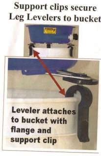   BOWL GOLD CONCENTRATOR LEVELER LEGS ATTACH TO 5 GALLON BUCKET  