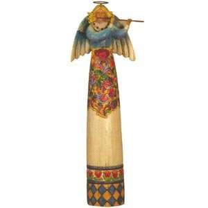   Creek   Blue Pencil Angel with Flute by Enesco   117651 Home