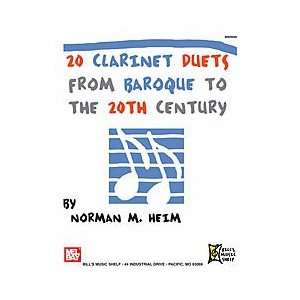  20 Clarinet Duets from Baroque to the 20th Century 