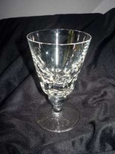 ST LOUIS CUT CRYSTAL JERSEY BURGUNDY WINE GLASS FRANCE FRENCH  