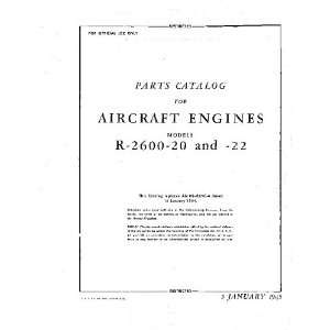   2600  20  22 Aircraft Engine Parts Manual Wright R 2600 Cyclone 14