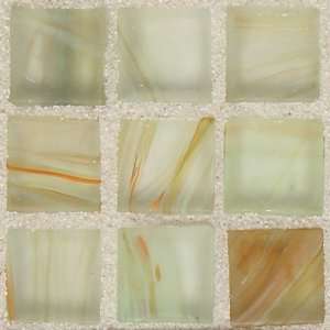   Glass Tiles 5/8 x 1 1/4 Mosaic Tranquil Spa Frosted: Home Improvement