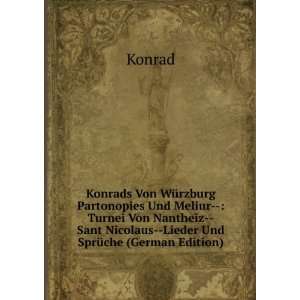  Sant Nicolaus  Lieder Und SprÃ¼che (German Edition) Konrad Books