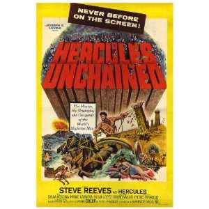 Hercules Unchained (1960) 27 x 40 Movie Poster Style B 