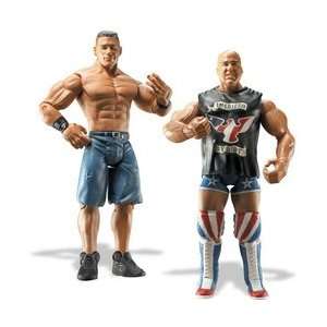    WWE Adrenaline 2 Packs #17 John Cena/Kurt Angle Toys & Games