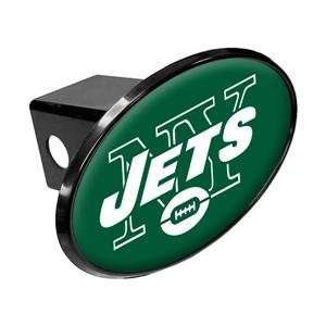 New York Jets Trailer Hitch Cover with Pin:  Sports 