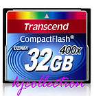 Transcend 32GB 32G CF Card Compact Flash 400x UDMA