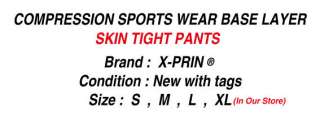 Mens Compression Sport Pants tights S~XL  