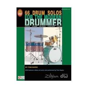  Cherry Lane 66 Drum Solos For The Modern Drummer (Book/DVD 