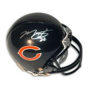  Autographed Matt Forte Chicago Bears Mini Helmet 