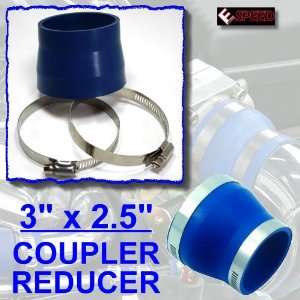   to 2.5 Intake Intercooler Pipe Reducer Coupler Blue: Automotive
