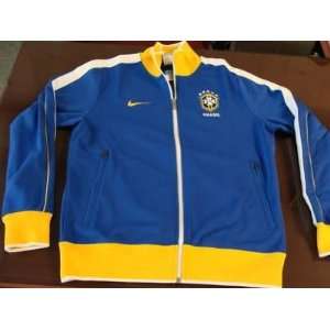  Team Brazil 2010 World Cup Soccer Track Jacket Men XXL 