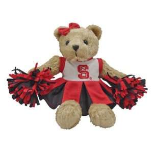 Ncaa Cheerleader Bear With Sound Nc State Case Pack 16