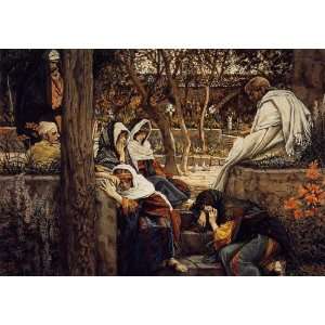     James Jacques Joseph Tissot   24 x 16 inches   Jesus at Bethany