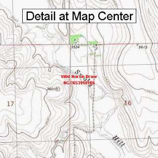   Map   Wild Horse Draw, Kansas (Folded/Waterproof)