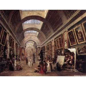    Design for the Grande Galerie in the Louvre