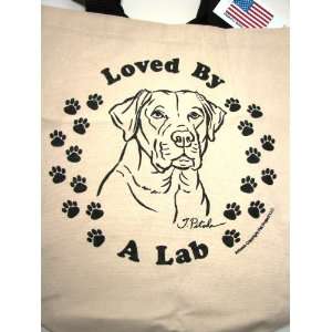  Dog Breed Tote Bag   Loved By a Lab Kitchen & Dining