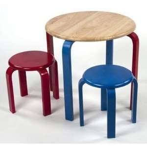  Lipper 3 Piece Table and Stool Set: Toys & Games