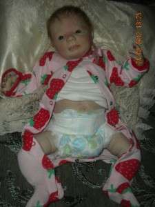 REBORN BABY GIRLELIZA BEATING HEART/BELLY PLATE/FREE SHIPPING US 
