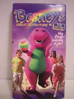 Barneys Great Adventure THE MOVIE Childrens VHS Tape  