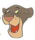Disney Catalog Jungle Book Character Head Bagheera Pin