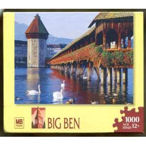  Big Ben 1000 Pc. Puzzle   Chapel Bridge, Lucerne 