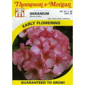   Morgan 1642 Geranium Maverick Star Seed Packet Patio, Lawn & Garden