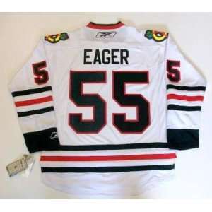 Ben Eager Chicago Blackhawks Real Rbk Jersey