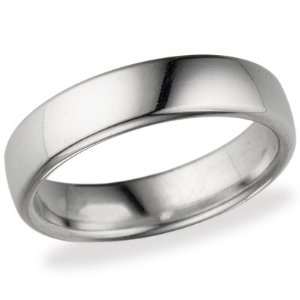  5.5mm Euro Comfort Fit Platinum Band Jewelry
