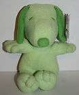 Peanuts Snoopy Color Me Easter Pastel Green Soft 7 inch