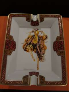   Collectors Large ashtray **Ballets du Russe** scarf kelly  