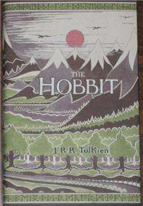 JRR Tolkien The Hobbit Tolkiens Original Design Dust Jacket Hardcover 
