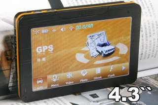 CAR GPS NAVIGATION TOUCH MP3 MP4 FM 2GB 2010 MAP  