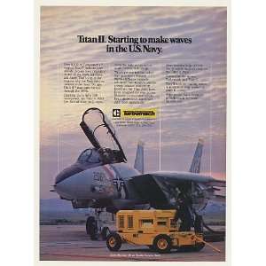  1983 Navy Turbomach Titan II Jet Aircraft Start Unit Print 