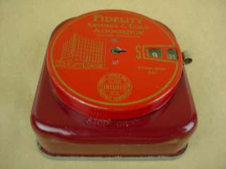 Vintage 1940s Coin Add O Matic Bank w/counter NICE  