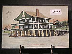 Tiverton, RI Fall River Yacht Club postcard #T00069  