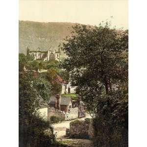   Poster   Abbey and village Tintern England 24 X 18: Everything Else