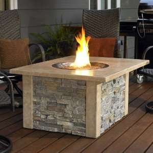  Sierra Stone Fire Pit Table: Home & Kitchen
