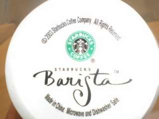 2003 Starbucks 16 Ounce Barista Coffee Mug or Cup  