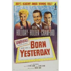  Born Yesterday Poster Movie B 27x40