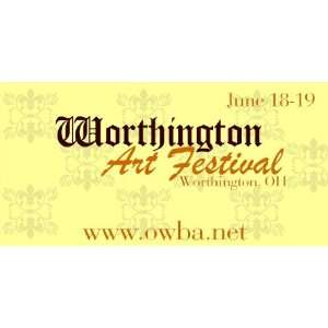   : 3x6 Vinyl Banner   Annual Worthington Art Festival: Everything Else