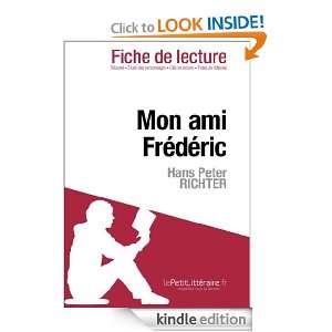Mon ami Frédéric de Hans Peter Richter (Fiche de lecture) (French 