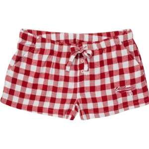   Oklahoma Sooners Womens Paramount Flannel Shorts: Sports & Outdoors