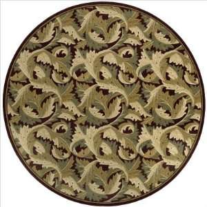    8 0 x 8 0 Round NOUVEAU NV 08 BURGUNDY Furniture & Decor