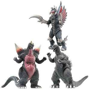  Godzilla 6 1/2 Inch Action Figure Assortment Case Toys 
