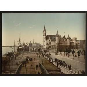   of View of the Steen with the port, Antwerp, Belgium: Home & Kitchen