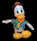   Donald Duck Stuffed Plush Animal Toy Beach Shirt Hat Vacation Fun