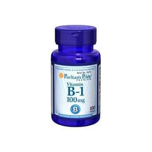  B 1 (Thiamine Hydrochloride) 100 mg  100 mg 100 Tablets 